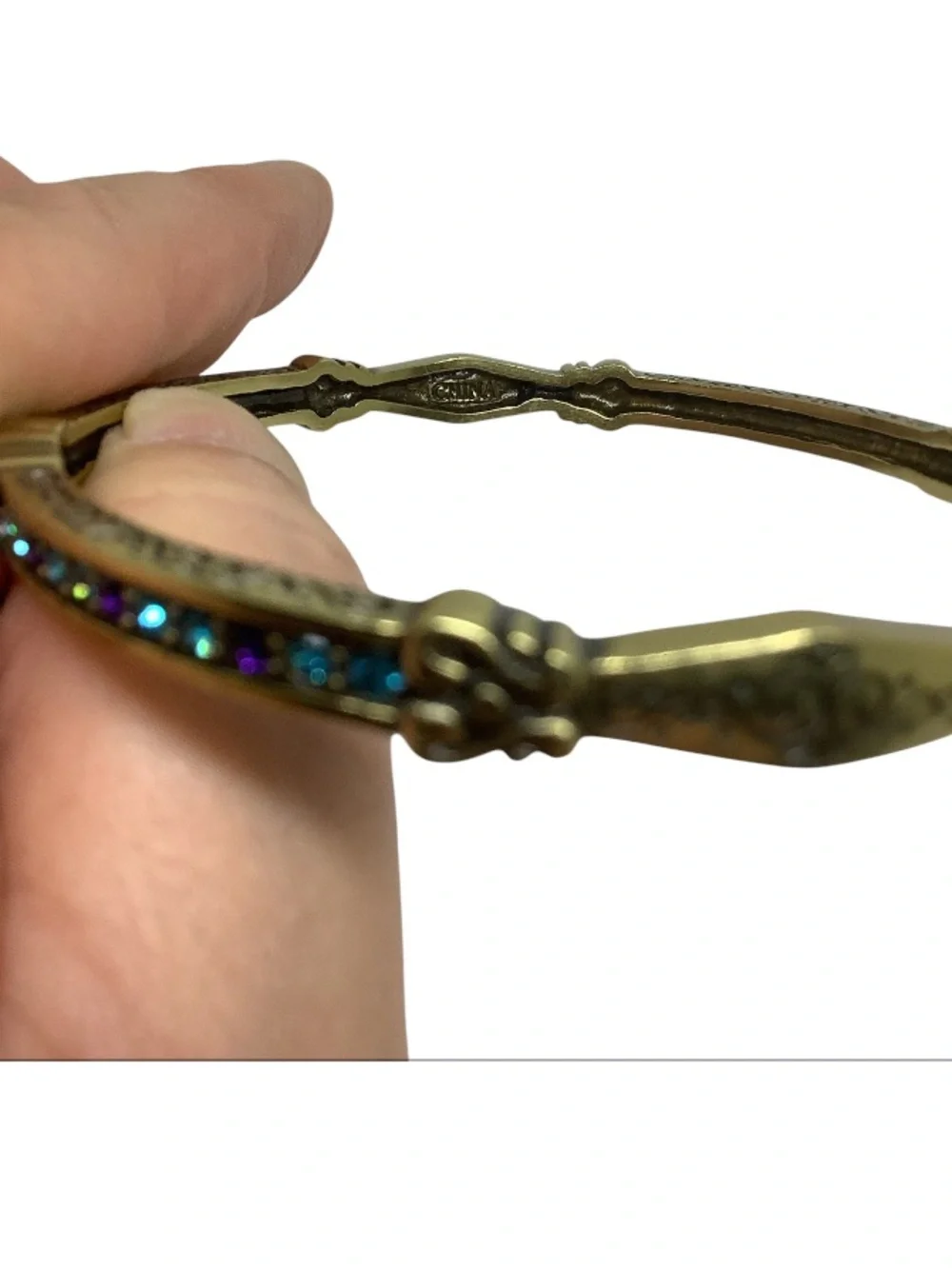 NWOT Heidi Daus Swarovski Crystal bangle bracelet size Medium
